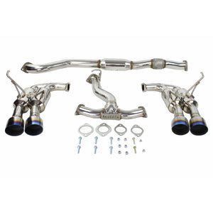 Invidia 2015+ Subaru WRX / STI Gemini/R400 Single Layer Quad Stainless Steel Tip Cat-Back Exhaust