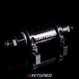 K-TUNED 10AN HI-FLOW INLINE FUEL FILTER UNIVERSAL KTD-MFF-010 - HPTautosport