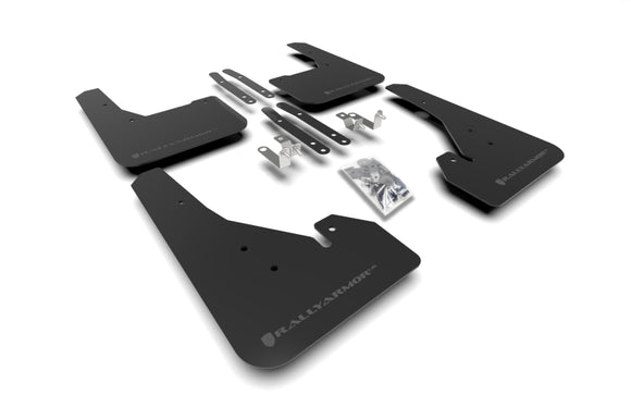 Rally Armor 18-25 Toyota Corolla Hatchback Black UR Mud Flap Grey Logo
