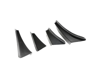 Honda FL5 Civic Type R Carbon Fiber Front Bumper Canards 2023 - Current