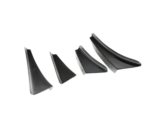 Honda FL5 Civic Type R Carbon Fiber Front Bumper Canards 2023 - Current
