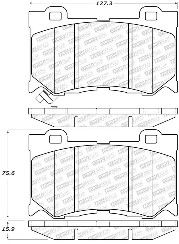 StopTech Street Select Brake Pads - Front