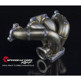 SpeedFactory Racing Mini-Ram Stainless Steel Turbo Manifold B Series T3 44MM WG