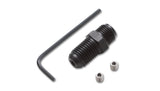 Vibrant  -4AN to 1/8" NPT Oil Restrictor Fitting Kit w/ 2 S.S. Jets 10289