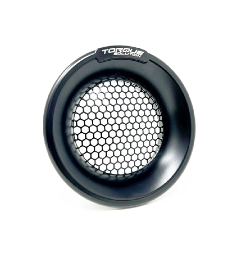 Torque Solution Billet Turbo Velocity Stack Shield For 4in Inlet - Bla ...