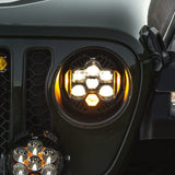 Baja Designs 18-25 Jeep Wrangler JL / 20-25 Gladiator JT DOT LP6 LED Headlight Kit - Amber