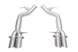 SOUL Res Muff Bypass Exh-3.5"Slash Cut Brushed Tips for 12-18 BMW F06/F12/F13 M6