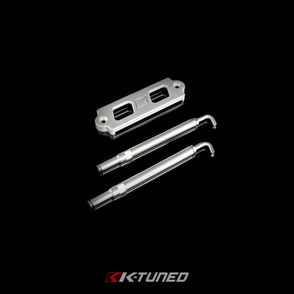 K-Tuned Battery Tie Down Kit Silver For Honda Civic EG EK DC Integra 92-00