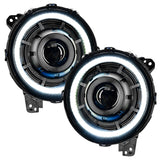 Oracle Jeep JL/Gladiator JT Oculus Bi-LED Projector Headlights - Amber/White Switchback