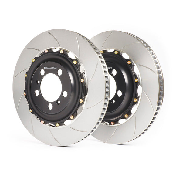 GiroDisc 2021+ Volkswagen Golf R Zinc Plated Slotted Front Rotors