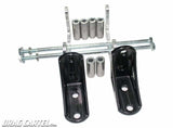 Drag Cartel SCATTER SHIELD STEEL WITH INTERG COIL PACK MOUNT POWDER COATED BLK