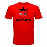 Drag Cartel COLOR OPTIONS "RED & BLACK" WITH DC CROWN LOGO ( M, L, XL, XXL )