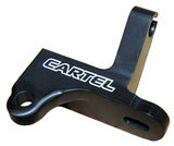 Drag Cartel Throttle Bracket KIT 8620 BILLET ANOD BLK&DC LOGO " FOR KINSLER ITB
