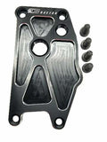 Drag Cartel WATER PLATE BILLET MACH&ANOD BLK "UTIL-12 WATER FIT&10 Breather Port