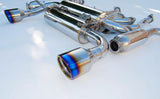 Invidia 09+ 370Z Gemini Rolled Titanium Tip Cat-back Exhaust
