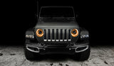 Oracle Jeep JL/Gladiator JT Oculus Bi-LED Projector Headlights - Amber/White Switchback