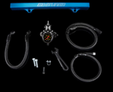 K-Tuned 6AN OEM FUEL SYSTEM (LINES/RAIL/FPR/GAUGE/WRENCH) FLK-OF-BLK