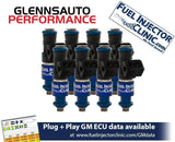 Fuel Injector Clinic 1200cc (130lbs/hr FP) FIC Fuel Injector Set for LS2 engines