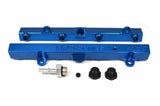 Golden Eagle MFG K20 K24 Tri-Flow Fuel Rail Civic K20 K24 (Blue)