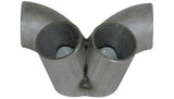 Vibrant 2-1 SS Merge Collectors (2-1/2in Inlet Slipover ID 3in Outlet OD) - Sold Individually