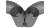 Vibrant 2-1 SS Merge Collectors (2-1/2in Inlet Slipover ID 3in Outlet OD) - Sold Individually