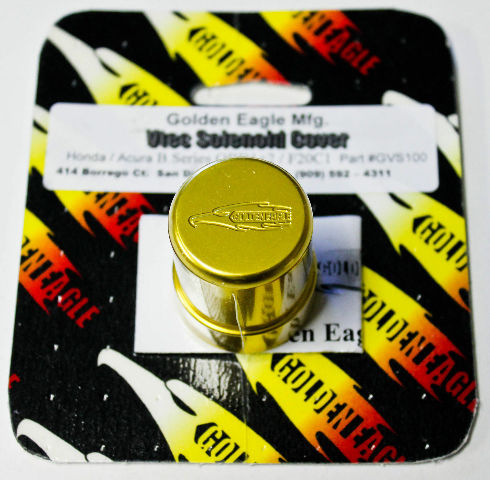 Golden Eagle VTEC Solenoid Cover Gold GVS100-GLD for Honda H-Series Engines