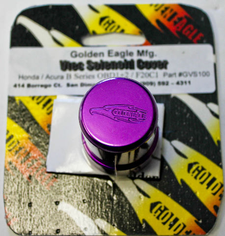 Golden Eagle Vtec Solenoid Cover Purple GVS100-PUR
