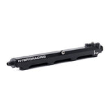 Hybrid Racing Aluminum Black Fuel Rail for Acura / Honda B Series & Unviersal