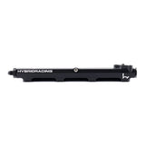 Hybrid Racing Aluminum Black Fuel Rail for Acura / Honda B Series & Unviersal