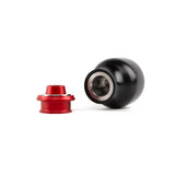 Hybrid Racing Delrin Chicane Shift Knob Black/ Red- HYB-NOB-01-25