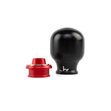 Hybrid Racing Delrin Chicane Shift Knob Black/ Red- HYB-NOB-01-25