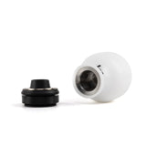 Hybrid Racing Delrin Chicane Shift Knob White/Black - HYB-NOB-01-26