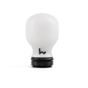 Hybrid Racing Delrin Chicane Shift Knob White/Black - HYB-NOB-01-26