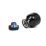 Hybrid Racing Delrin Chicane Shift Knob -Black / Titanium