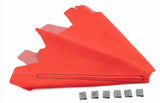Hybrid Racing Alcantara Shift Boot  Red (02-06 Acura RSX)