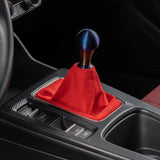 HYBRID RACING ALCANTARA SHIFT BOOT (22+ HONDA CIVIC) Red Stitch