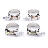 Hybrid Racing T-bolt Hose Clamp Set of 4 for RSX CIVIC Si HYB-TBC-00-12