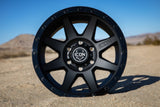 ICON Rebound 17x8.5 5x150 25mm Offset 5.75in BS 110.1mm Bore Double Black Wheel