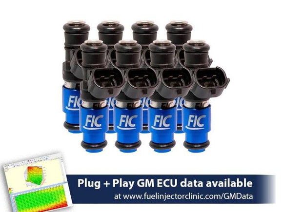 Fuel Injector Clinic 2150cc Fuel Injector Set for 4.8/5.3/6.0 Truck Motors 99-06