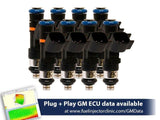 Fuel Injector Clinic 1000cc Fuel Injector Set for 4.8/5.3/6.0 Truck Motors 07-13
