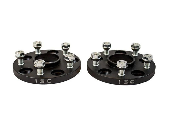 ISC Suspension 5x114.3 Hub Centric Wheel Spacers 20mm Black (Pair)