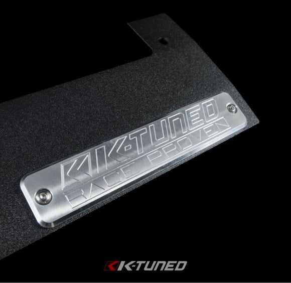 K-TUNED BILLET LOGO PLATE FOR COIL PACK COVER  CIVIC ACURA RSX K-SWAP KTD-CC-LP2