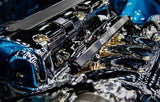 K-Tuned Fuel Rail with 6AN adapter & 8AN plug and EFI Fitting BLACK KTD-KRB-F20