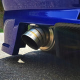 K-Tuned Turndown (Dolphin Tail) Tip Universal Stainless Steel Muffler 2.5" Inlet