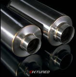 K-Tuned Turndown (Dolphin Tail) Tip Universal Stainless Steel Muffler 3"