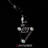 K-Tuned Power Steering Fitting (Pump Fitting w/6AN adapter) - Black Fitting-6AN