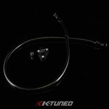 K-Tuned Power Steering Fitting (Pump Fitting w/6AN adapter) - Black Fitting-6AN