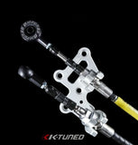 K-Tuned Shifter Cables - Race-Spec Shifter Cables (w/ Billet Trans Bracket) RSX