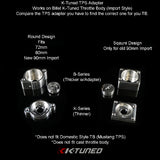 K-Tuned TPS Adapter (Only fits billet K-Tuned TB) - B-Series TPS (ROUNDFlange) Special Order