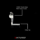K-Tuned K-Series Throttle Cable & Billet Bracket for K Swap RSX Honda Civic